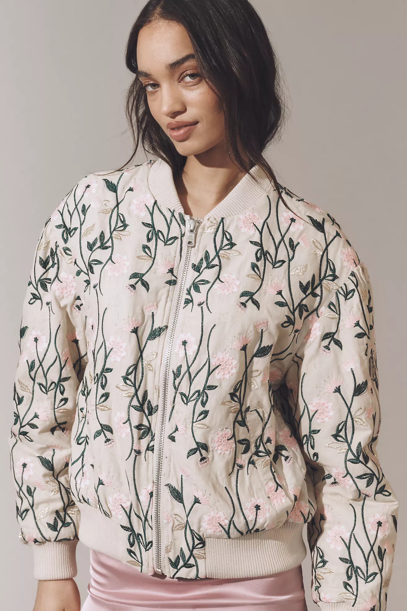 Avec Les Filles Floral Bomber Jacket | Anthropologie (US)