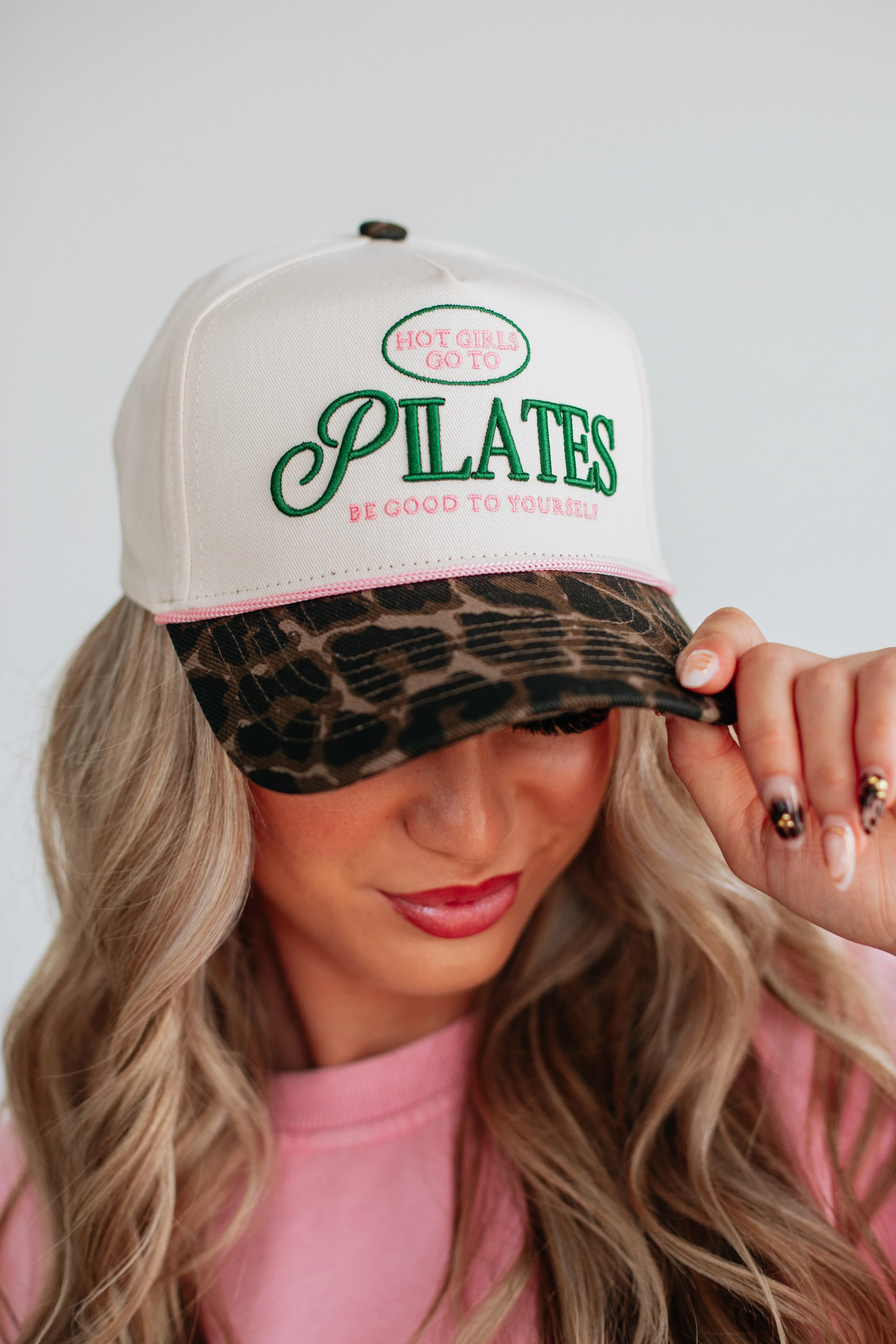 Hot Girls Go To Pilates Trucker Hat | Wild Oak Boutique