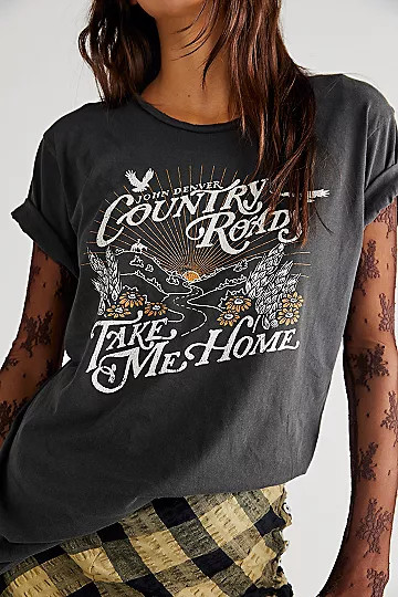 Country Roads Tee | Free People (Global - UK&FR Excluded)