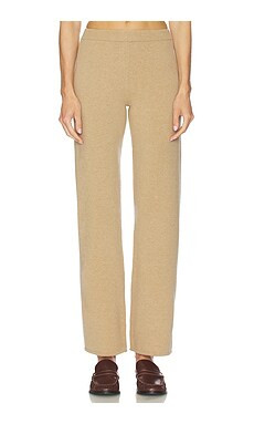 L'Academie by Marianna Berke Knit Pant in Camel from Revolve.com | Revolve Clothing (Global)