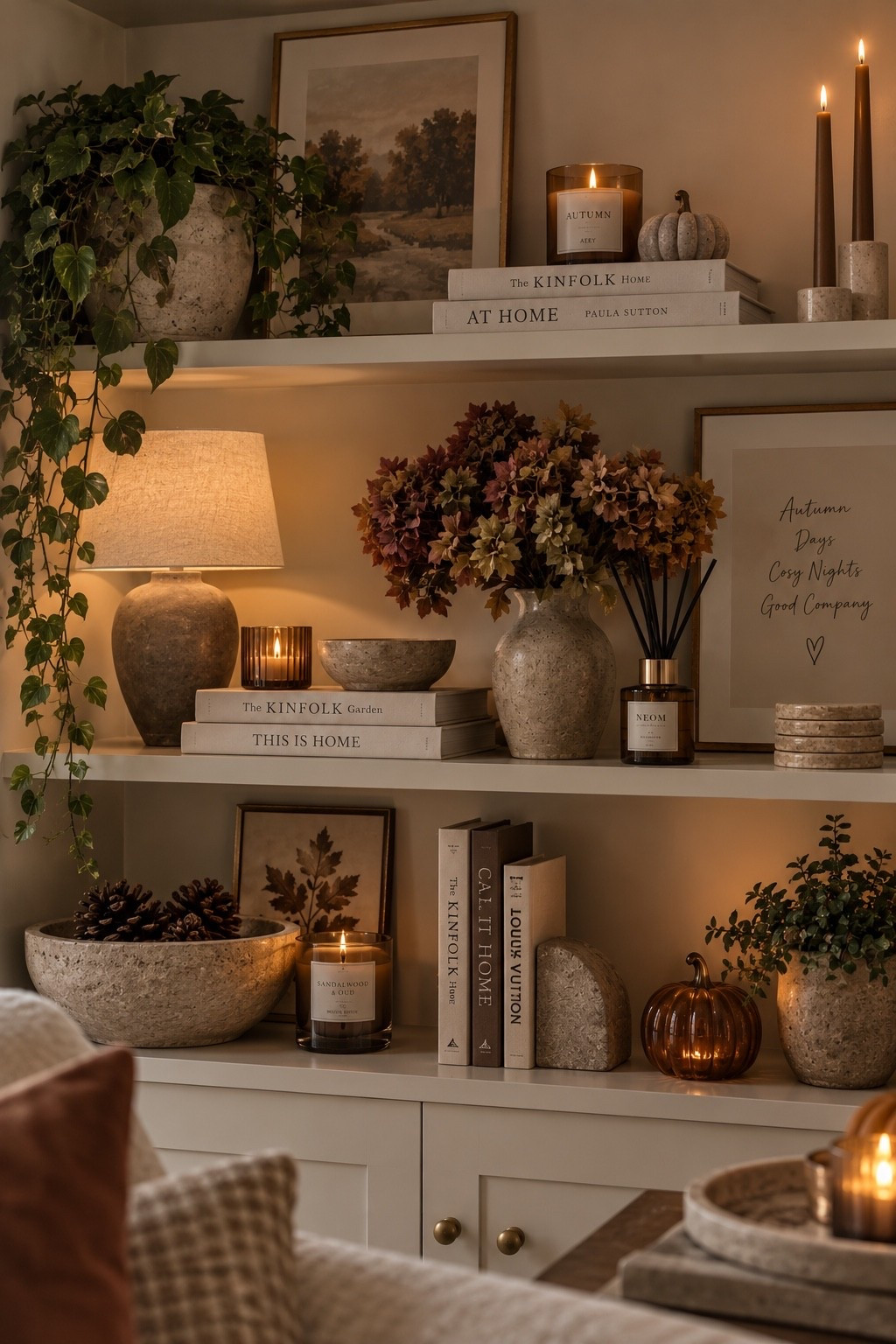 Autumn Fall Home Decor | Shelf Styling for Autumn

#LTKautumn #LTKuk #LTKhome