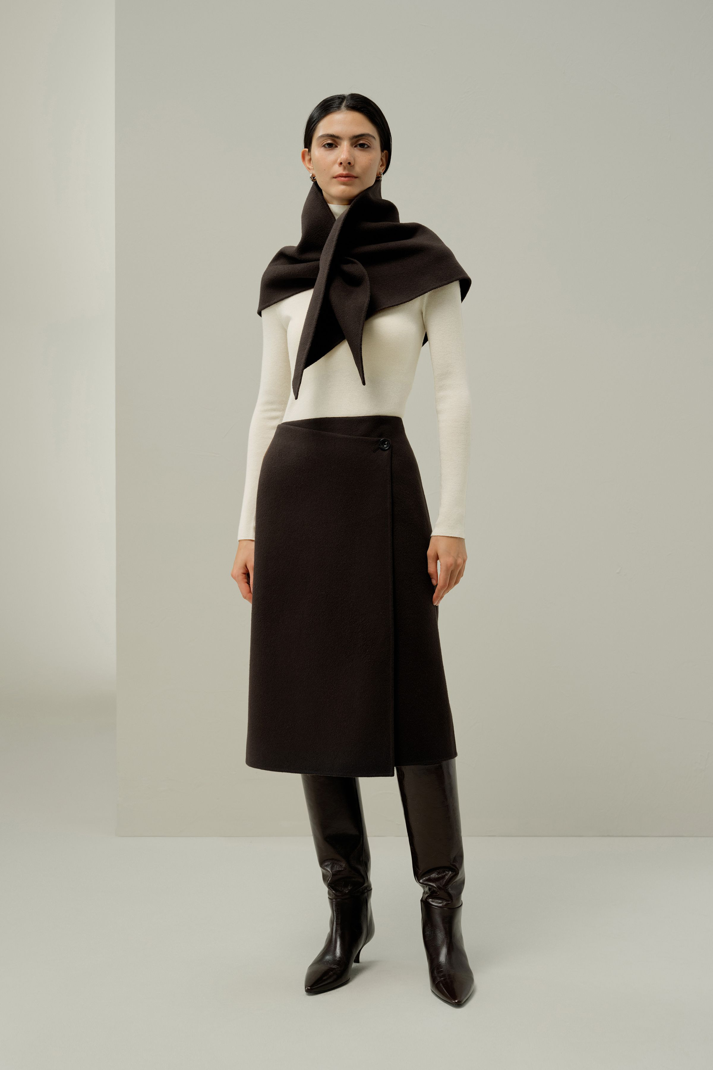 Adjustable Silk-Wool Scarf | LILYSILK