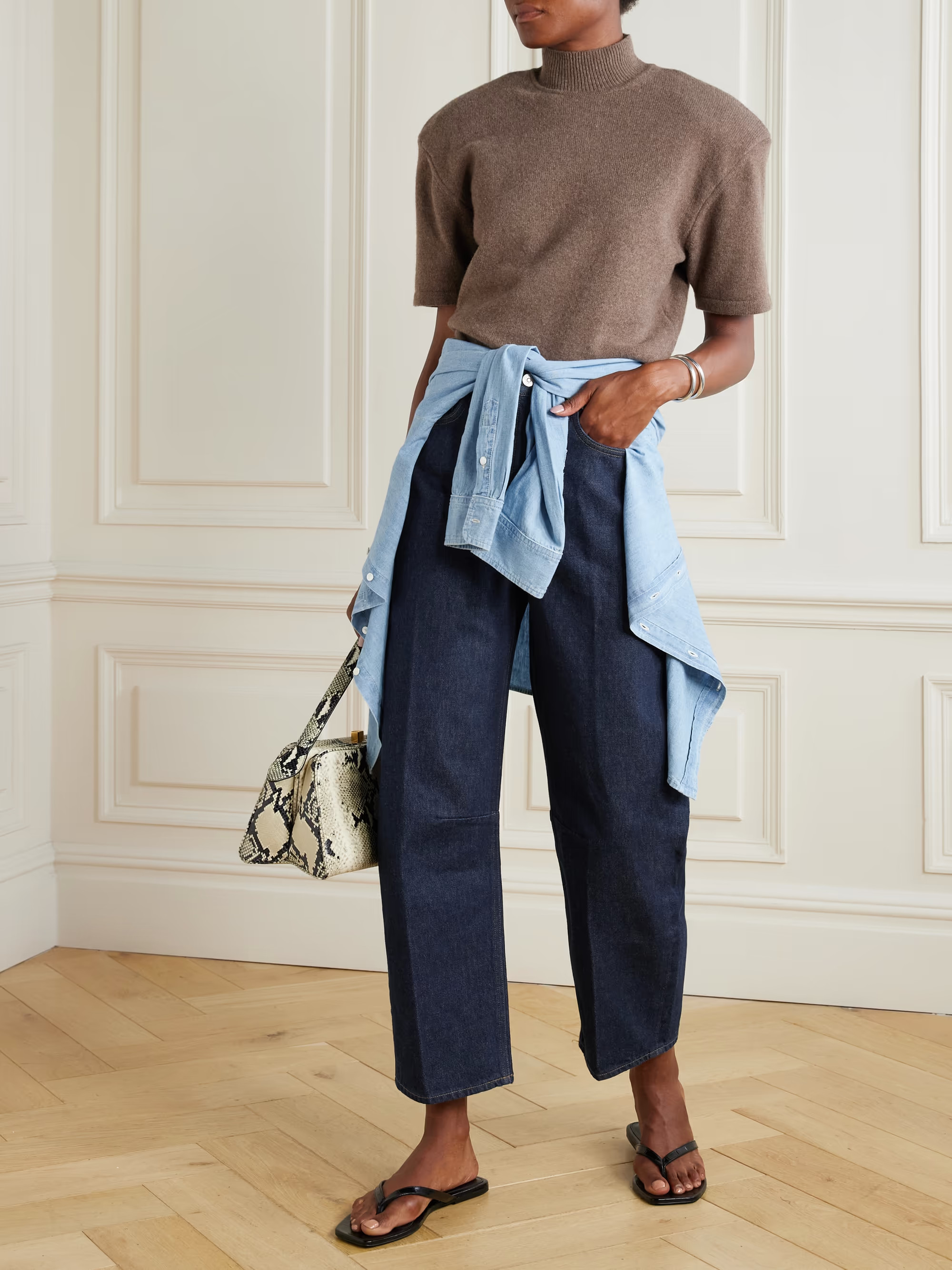 Miro mid-rise barrel-leg jeans | NET-A-PORTER (US)