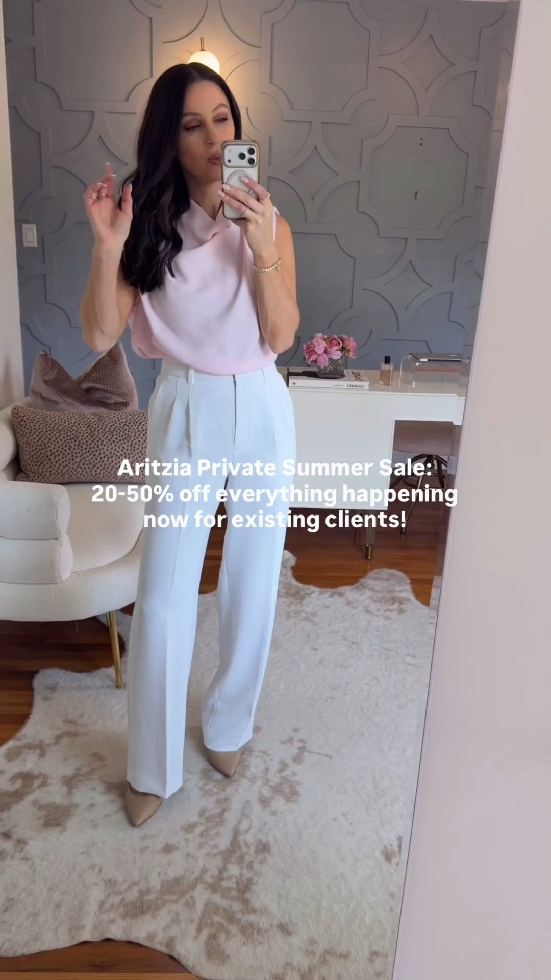 These are the elevated staples that will create endless outfits for you this summer from work to weekends and vacations, too! I did my true size in every piece (except in the blazer linked below I sized up one!) 

And guess what else? Aritzia’s Private Summer Sale for existing clients is live now! Be on the lookout for an email or notification on the app that will say what day you qualify to shop. And if you don’t qualify now, don’t worry - the Public Sale will start later this month. Sign in to your account to build your bag now! 

@Aritzia #Ad #AritziaPartner #PaidLink