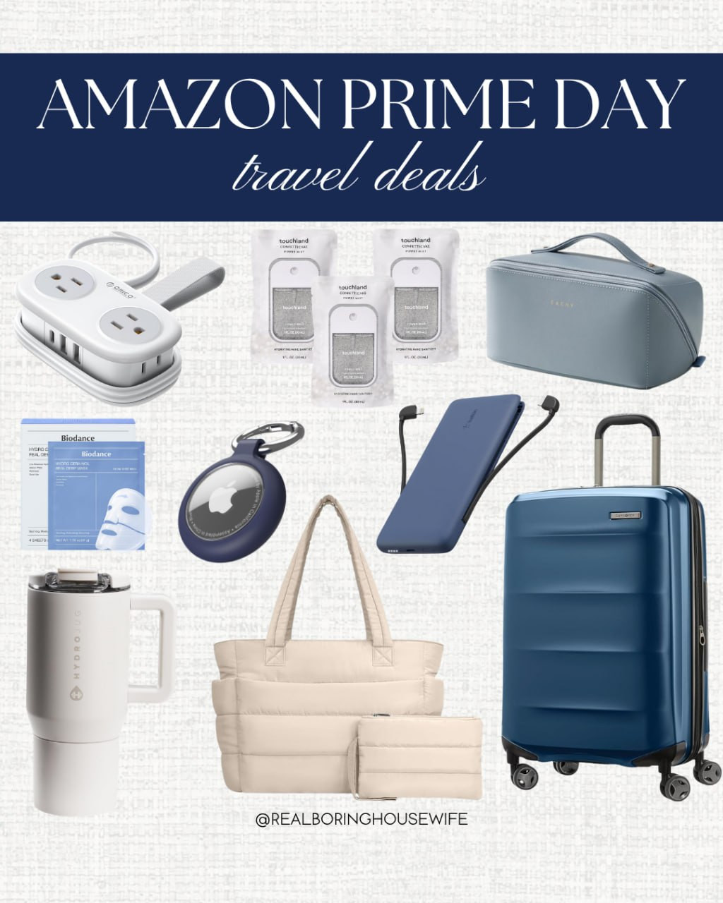My favorite Amazon Prime Day travel finds all in one place! From luggage and portable chargers to travel bags, organizers, and must-have accessories for your next trip.

// Amazon, Amazon Finds, Amazon Prime Deals, Amazon Prime Day Deals, Amazon Sale, Amazon Deals, Amazon Gadgets, Travel Must Haves, Amazon Accessories, Amazon Travel, Amazon Travel Essentials 

 #LTKSeasonal #LTKSaleAlert #LTKTravel