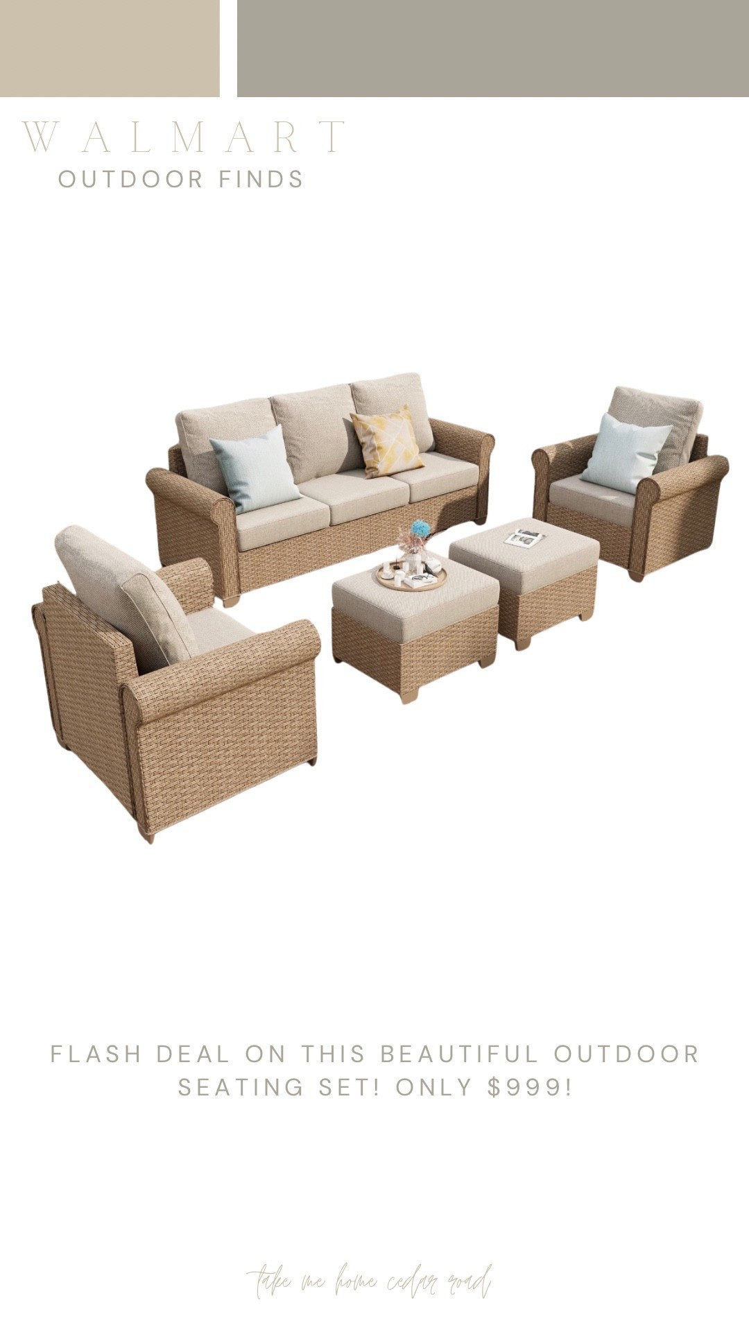 Flash deal on this outdoor furniture set!!! Love this one.

Outdoor conversation set, outdoor furniture, patio furniture 

#LTKHome #LTKSaleAlert