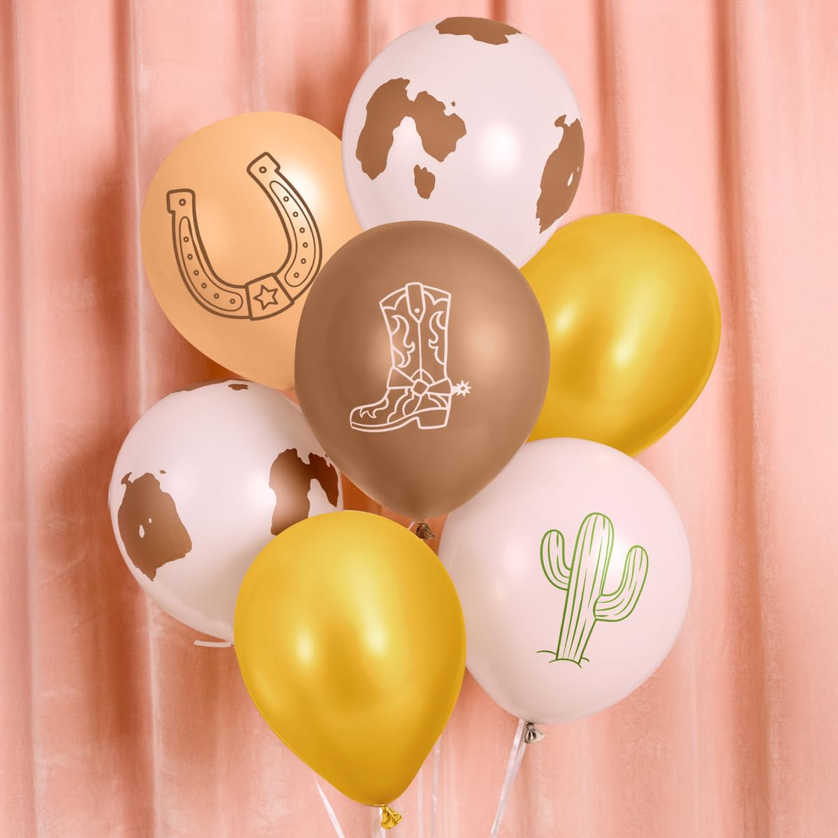 xo, Fetti Western Balloons - 25 pk, 12" | Rodeo Kids Party Decorations, Birthday Supplies, Hoedow... | Amazon (US)