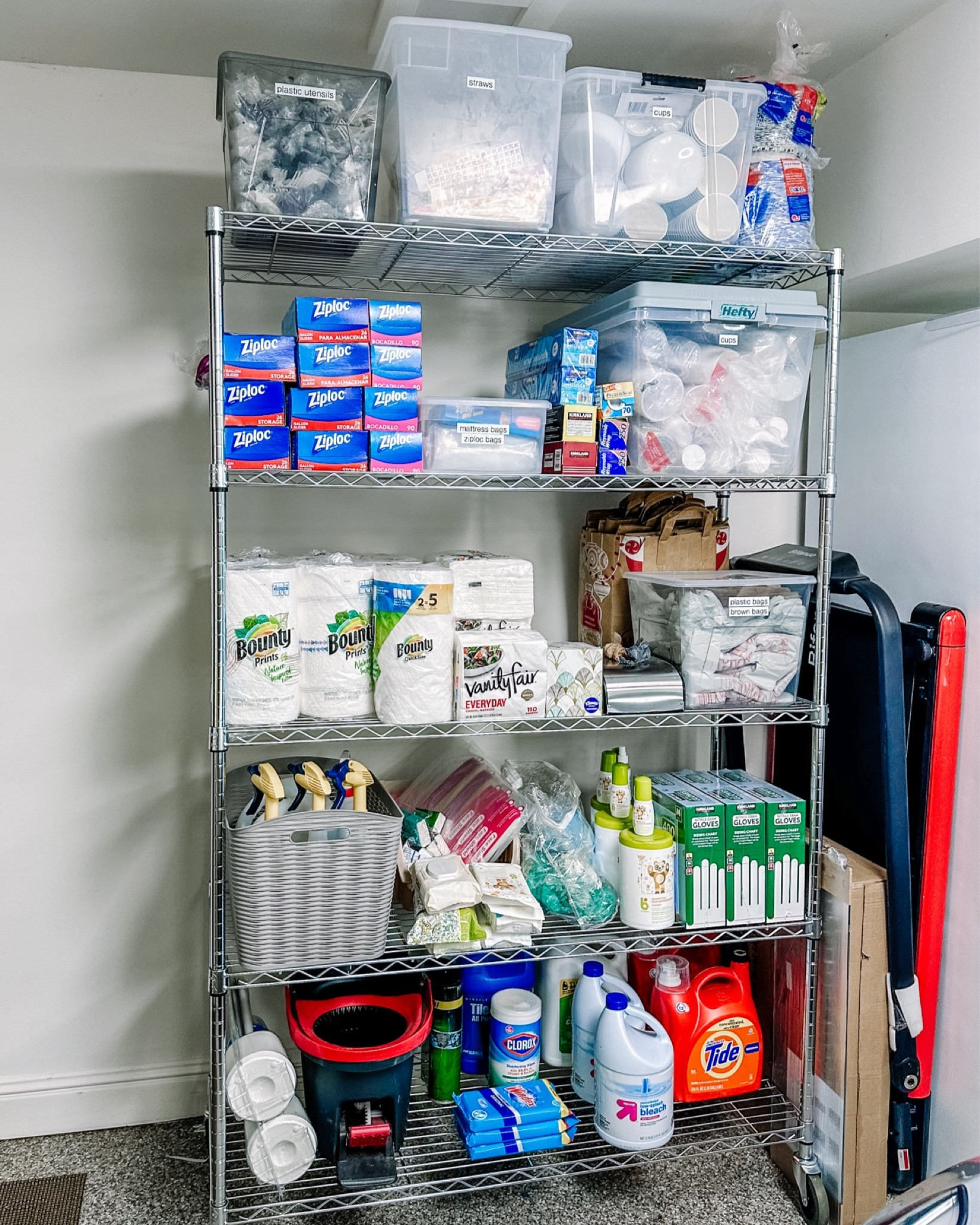 This makes us want to chant 'Costco Zone, Costco Zone!' 😂

One of our best organizing tricks of the trade is creating a Costco zone in the garage to free up space in the kitchen, pantry, or laundry rooms. These bulk purchases are great for a big family but they are, well, bulky.

Adding a large, heavy-duty shelving unit near the entry keeps the overflow contained and creates a nice place to 'shop' to restock. Plus makes it easy to load up when you get home from the store so you don't have to drag everything in the house!

#organizing #organizingtips #organizingideas #homeorganizing #professionalorganizing #organizinginspiration #organizingsolutions #organizinggoals #closetorganizing #organization #organizedlife #getorganized #organized #professionalorganizer #proorganizer #womenownedbusiness #nashville #nashvilleorganizing #movingconcierge #unpacking #tidyhomenashville #fyp #moveconcierge #unpackingnashville #costco #garageorganizing #storagesolutions

#LTKSale #LTKfamily #LTKhome