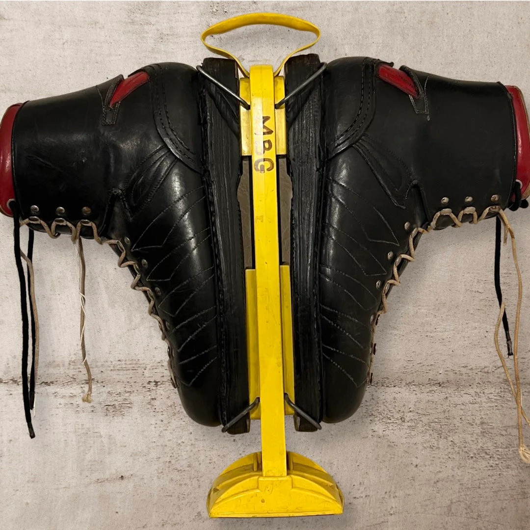 60s Nordica Black Leather Double Lace Ski Boots With Allsop - Etsy | Etsy (US)