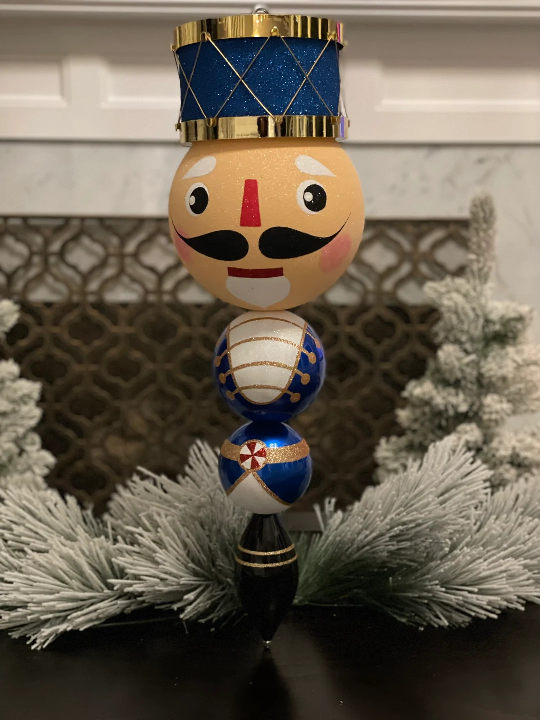 27 Nutcracker Finial Blue 27 In - Etsy | Etsy (US)