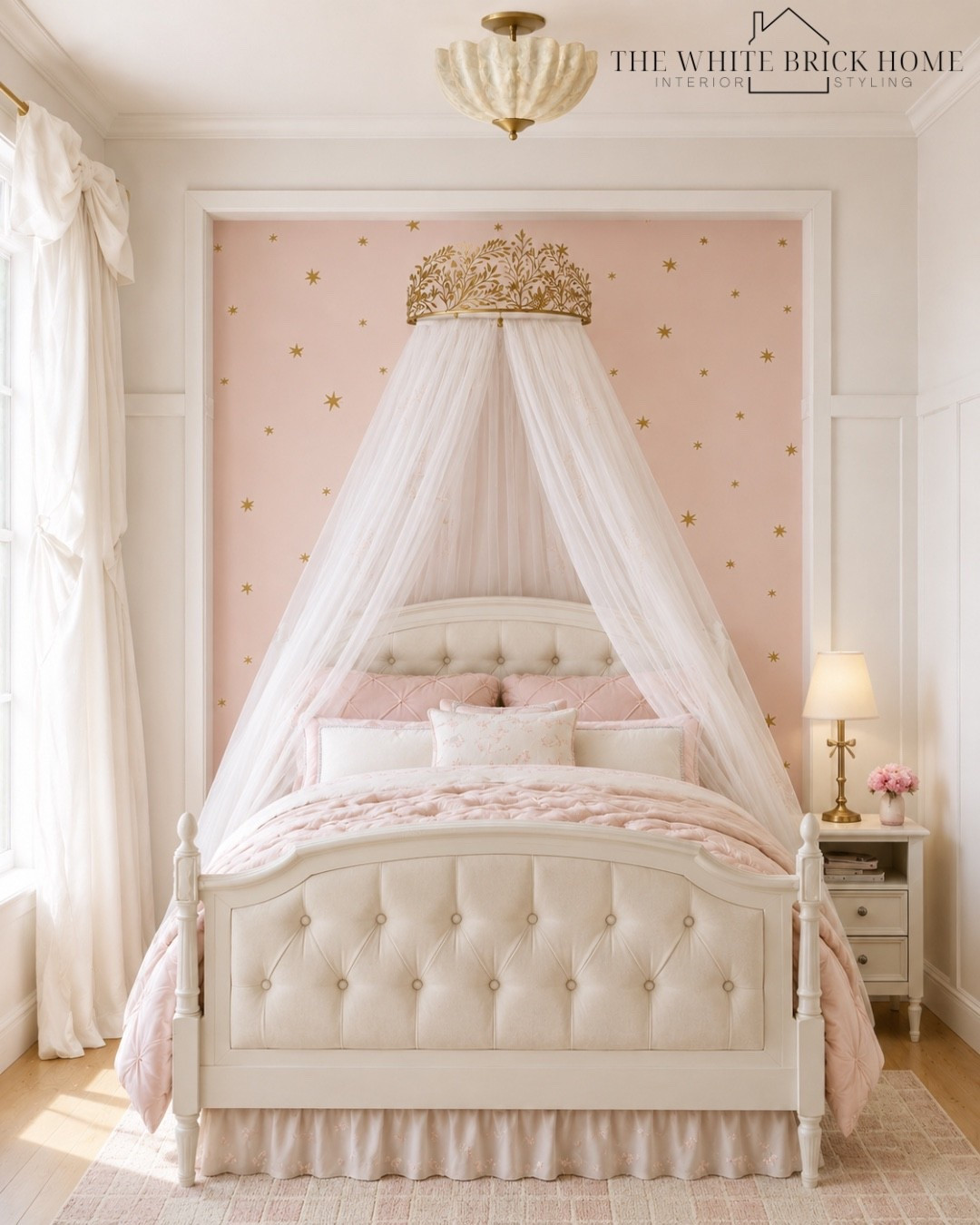 A dreamy princess inspired bedroom with soft blush hues, delicate gold accents, and an elegant canopy fit for a fairytale. 
🖤🖤
Girls room, girls bedroom, kids room, kids bedroom girls room decor, girls room design, girls room bed, girls room bedding, toddler girl, toddler girl bedroom, pink girls room, pink girls bedroom, princess bedroom, princess room design, girls room bed, girls room rug, girls room decor, girls room finds, home decor, home design, bedroom, girls room furniture, pottery barn, pottery barn kids girls room, wayfair

#LTKHome #LTKSeasonal #LTKSaleAlert