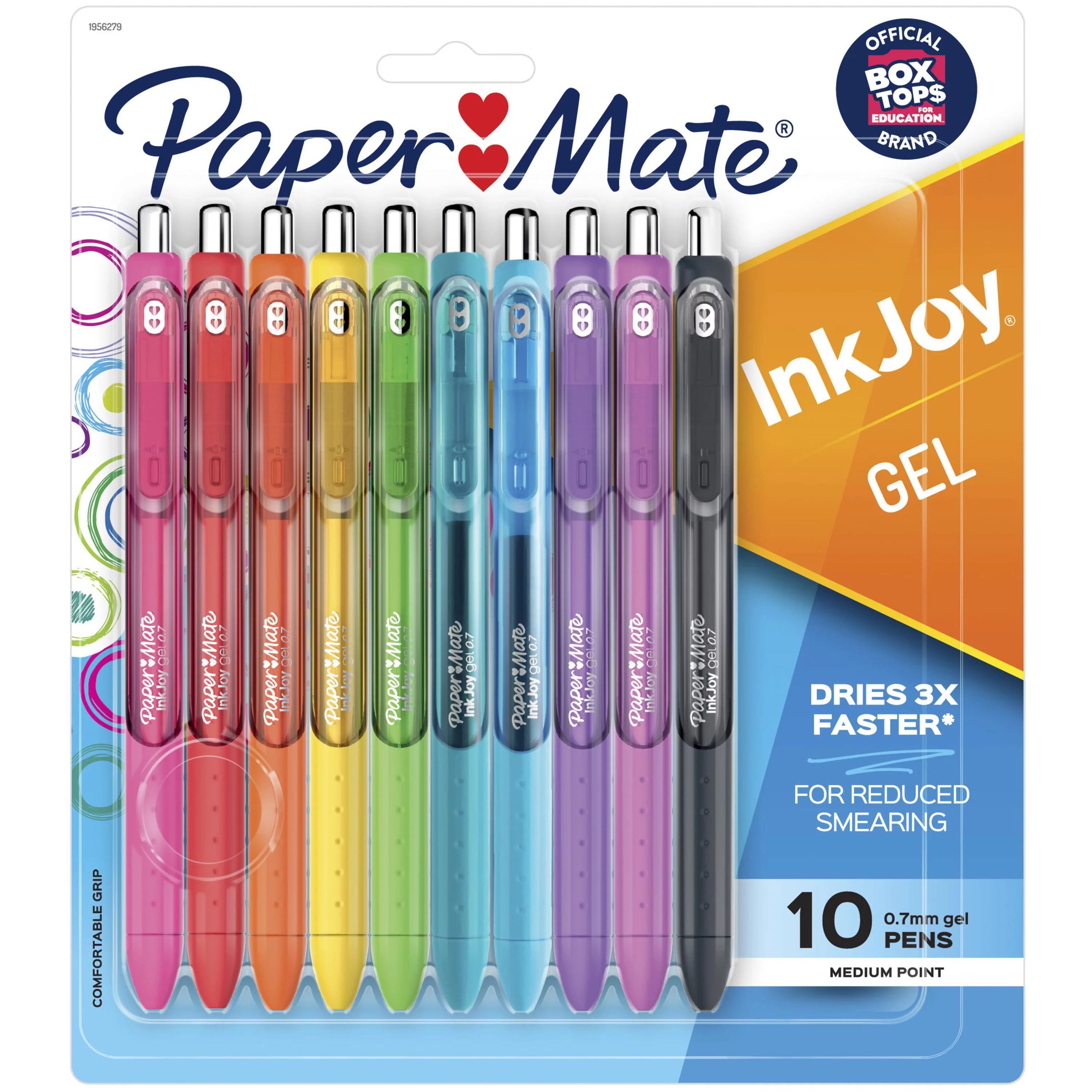 Paper Mate InkJoy Gel Pens, Medium Point (0.7 mm), Assorted Colors, 10 Count - Walmart.com | Walmart (US)