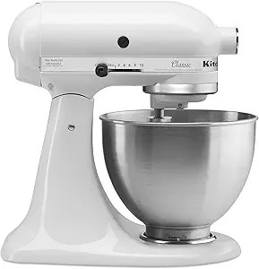 KitchenAid K45SSWH Stand Mixer, 4.5 Q, White | Amazon (US)