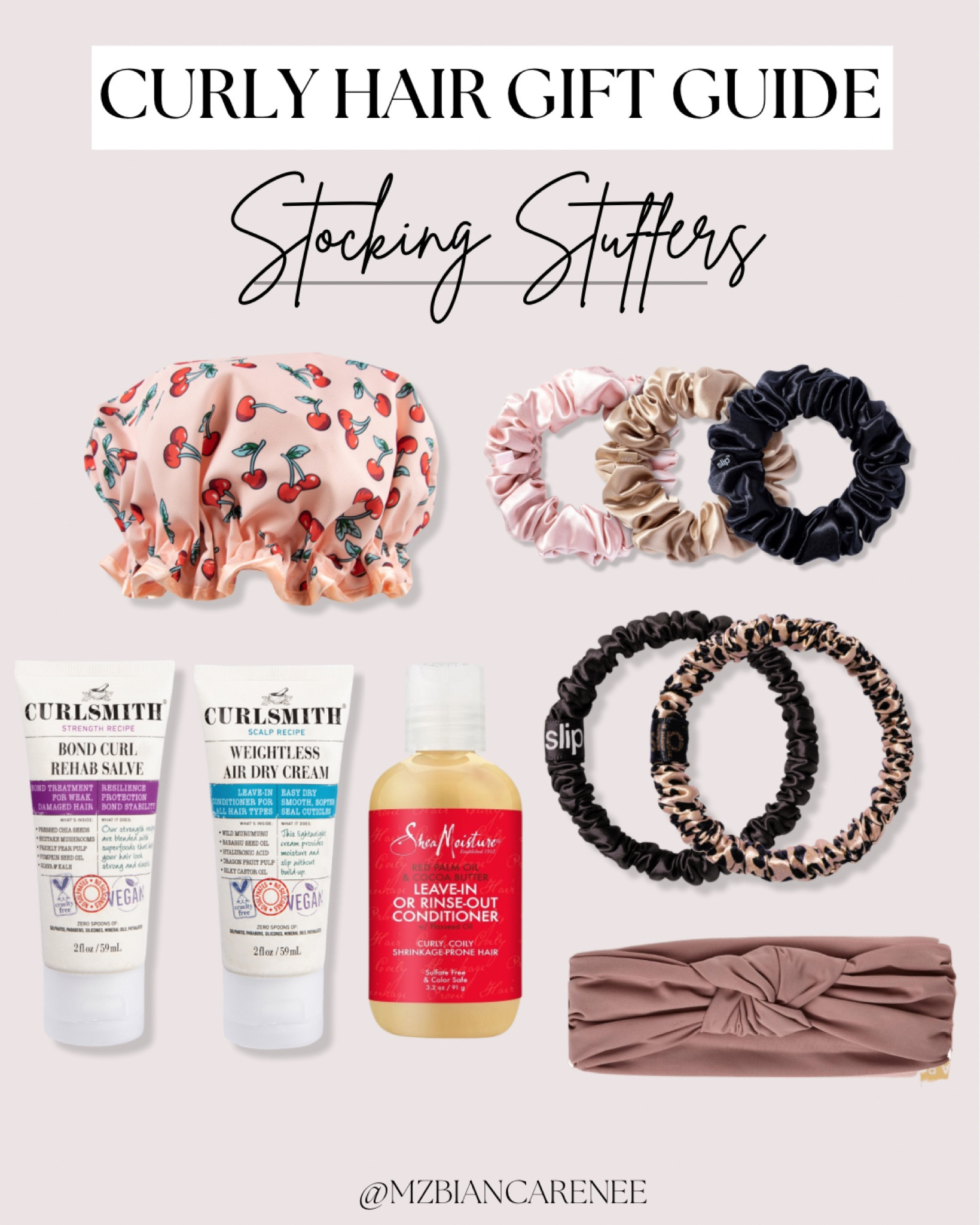 Beauty minis for curly hair for stocking stuffers! Silk scrunchies and stream by head bands. Ulta beauty, Shea moisture, hair care, curly hair, textured hair

#LTKHoliday #LTKbeauty #LTKGiftGuide