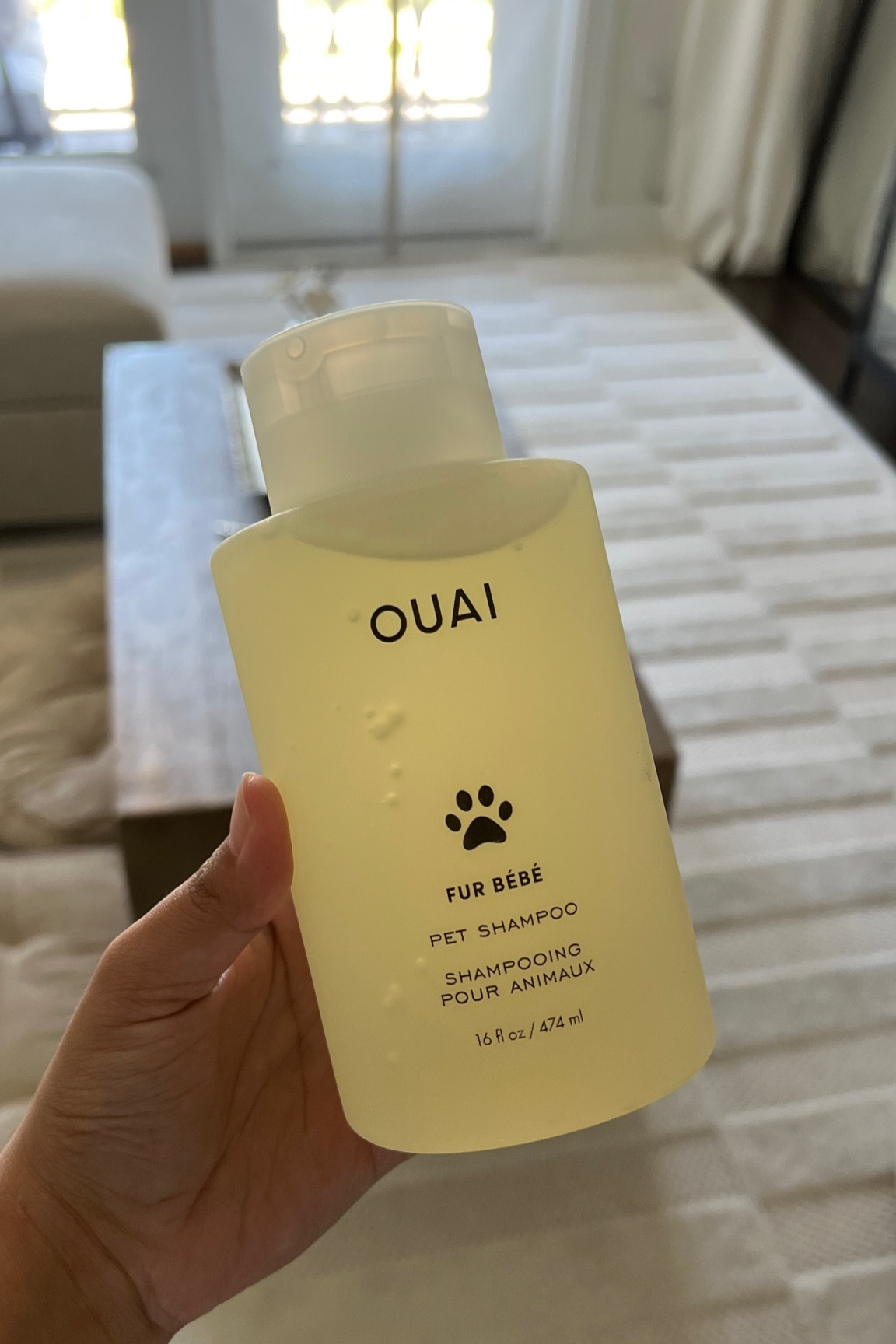 Our new favorite dog shampoo! Lathers really well so it’s easy to get your fur baby clean and it leaves them soooo soft and smelling like they left an expensive groomer!