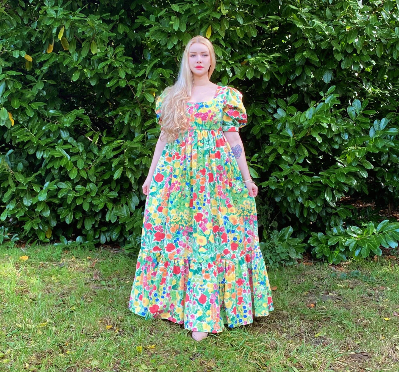 Digital Pattern - PDF - Perfect Picnic Dress - Princess Seam Empire Bodice, Maxi Length Skirt, Po... | Etsy (US)