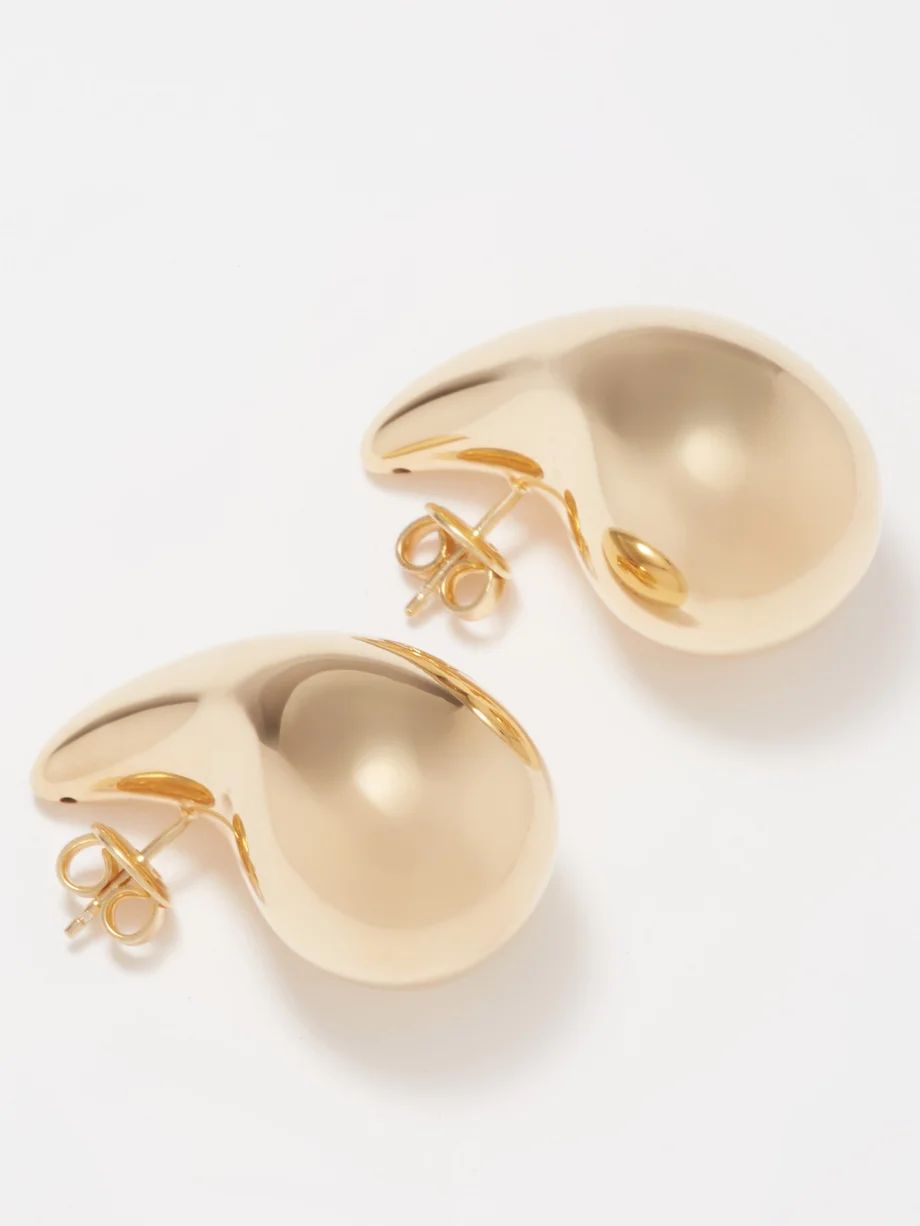 Drop gold-plated earrings | Matches (US)