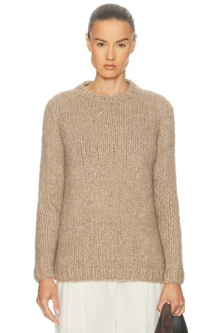 Gabriela Hearst Lawerence Sweater in Beige | FWRD 