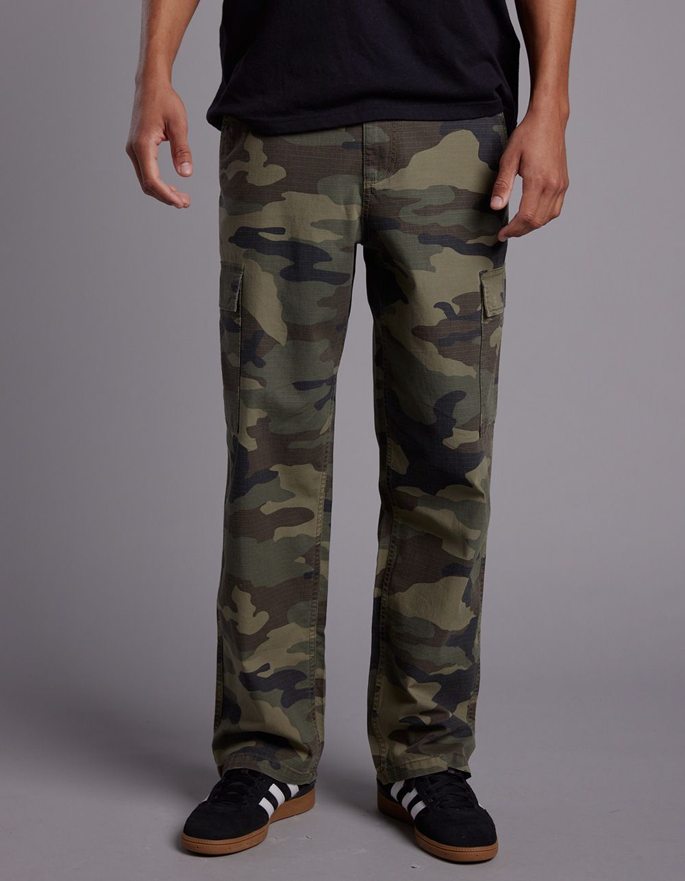 RSQ Mens Loose Cargo Ripstop Pants | Tillys