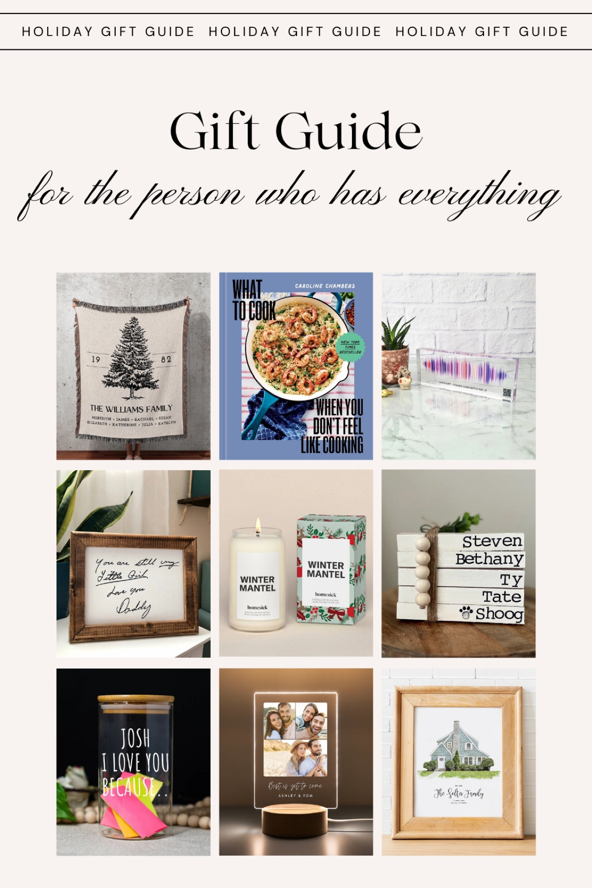 GIFT GUIDE for the person who has everything in your life 💁🏼‍♀️

#LTKCyberWeek #LTKGiftGuide #LTKHoliday