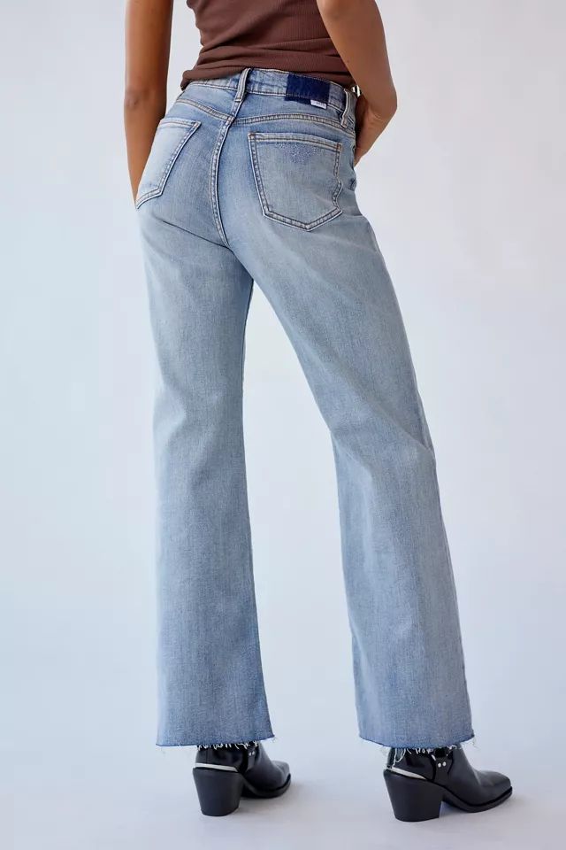 Daze Denim Far Out High-Waisted Wide-Leg Jean - Mermaid | Urban Outfitters (US and RoW)