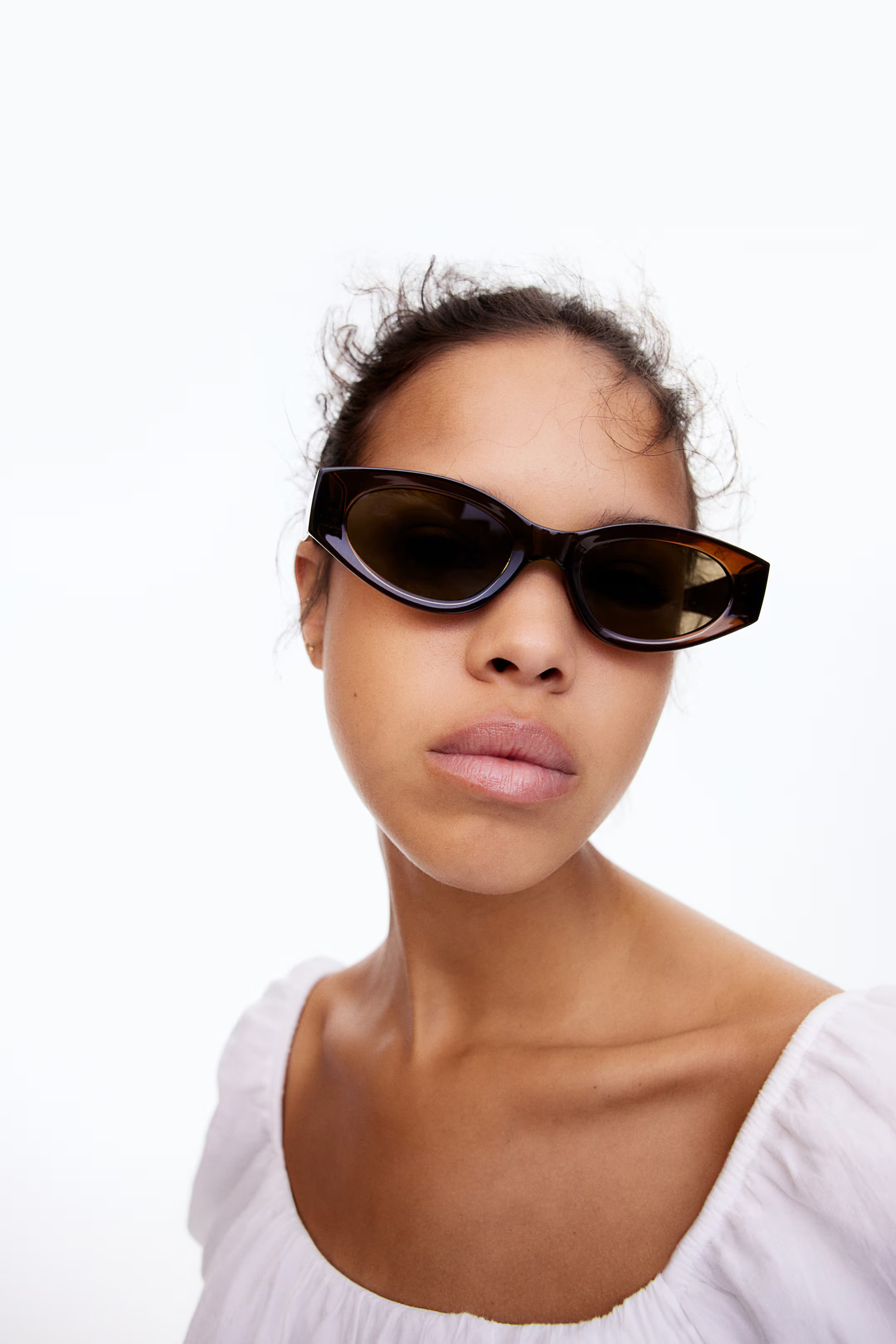 Ovale Sonnenbrille - Dunkelbraun - Ladies | H&M DE | H&M (DE, AT, CH, NL, FI)