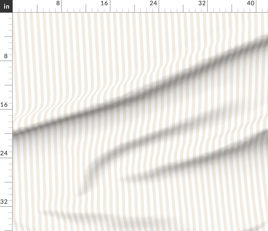 Cream Stripes Fabric | Spoonflower | Spoonflower
