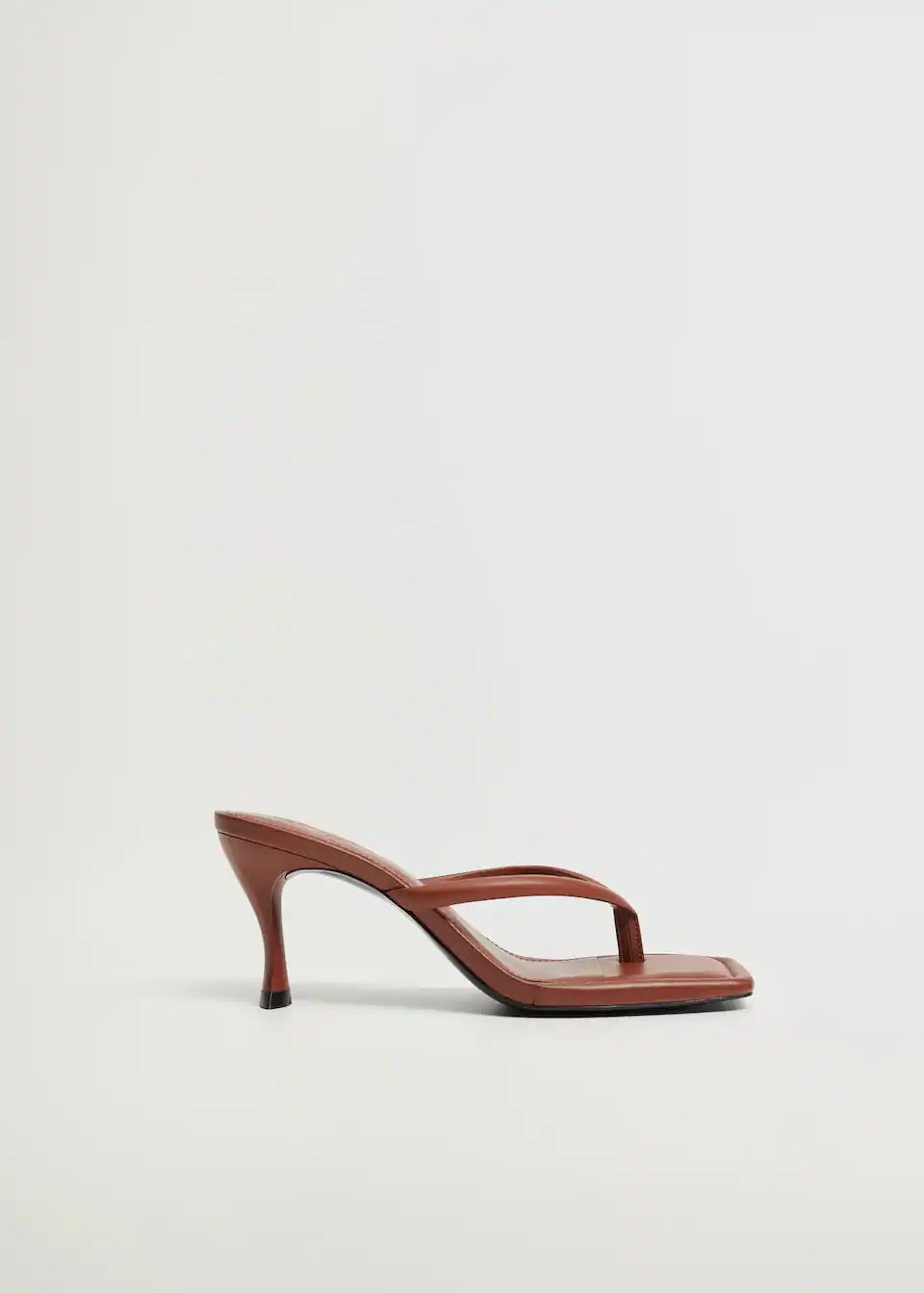 Heel leather sandals | MANGO (US)