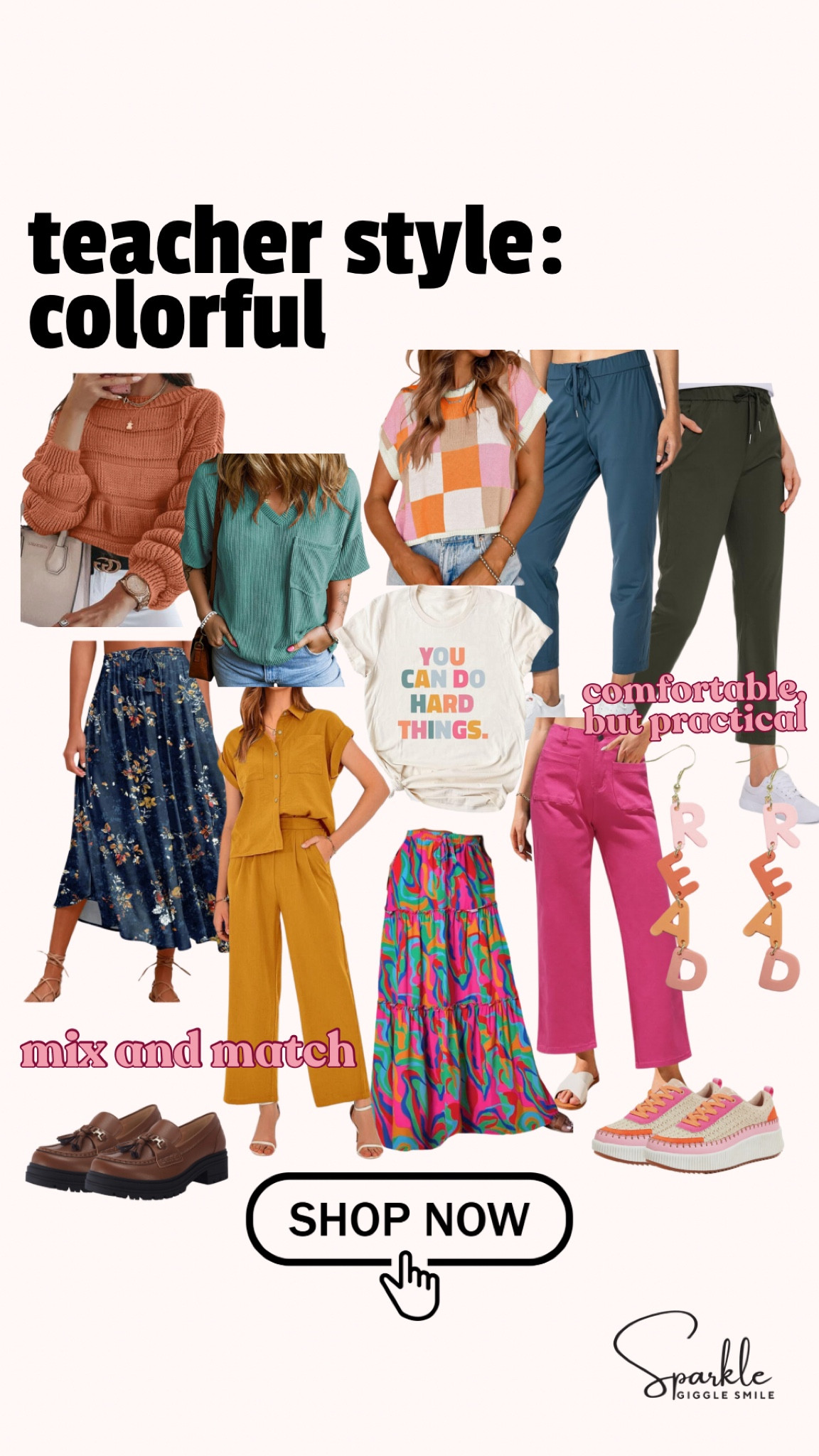 Looking for teacher outfit ideas that blend fun, color, and comfort? 🎨👗 Explore vibrant and stylish looks that keep you feeling comfortable all day long! From bold patterns to a colorful capsule wardrobe, discover outfits that make your classroom style pop. Perfect for teachers who love to express their personality through fashion. 🌟👚 #TeacherOutfitIdeas #ColorfulStyle #ComfortableOutfits #CapsuleWardrobe #TeacherFashion #ClassroomStyle


#LTKBacktoSchool #LTKStyleTip #LTKMidsize