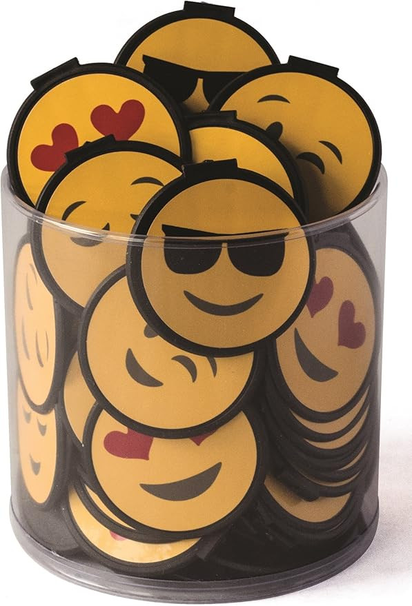 Best Emoji Smiley Face Emoticon Bulk Bookmarks for Kids - 75 Bookmarks for Kids Girl’s Boys- Sc... | Amazon (US)