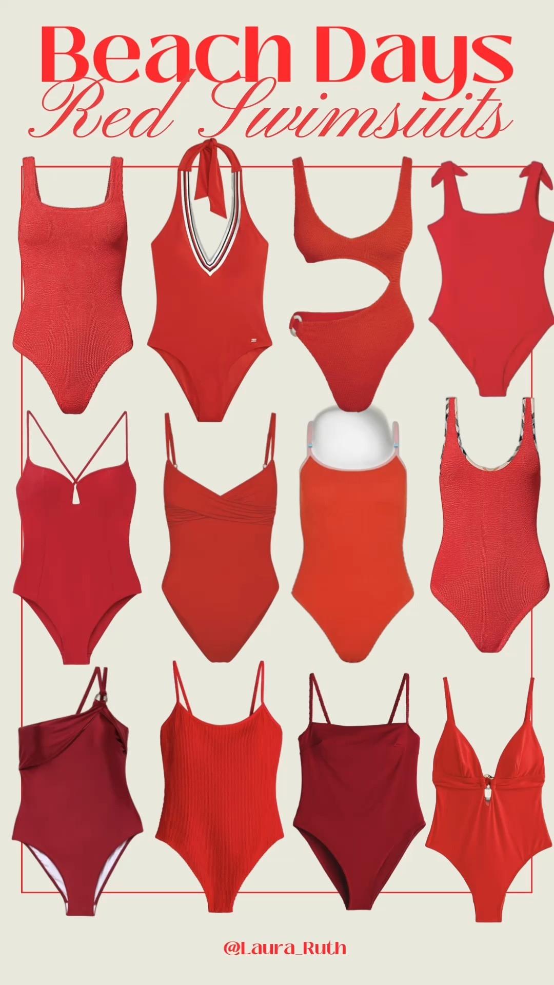 RED SWIMSUIT ROUNDUP ❤️🌴

Looking for the perfect red swimsuit? I've rounded up my favourite one-pieces in shades of scarlet, cherry and crimson, from classic silhouettes to modern cut-out designs. These are the ultimate holiday swimwear picks for beach days, poolside lounging and summer getaways. Summer outfits, travel outfits 

 #LTKuk #LTKsummer #LTKtravel