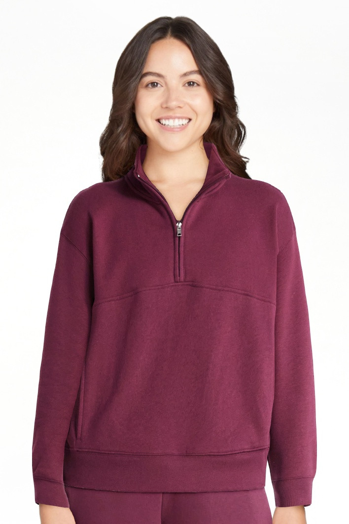 No Boundaries Fleece Half Zip Pullover, Women's - Walmart.com | Walmart (US)