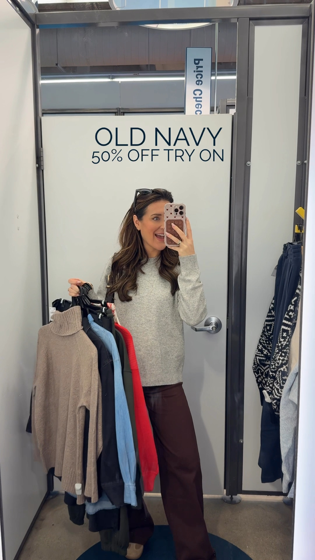 Old navy 50% off try on! Sale ends tonight!! Sizing is listed out in each individual try on video! Lots of good holiday style, fall family photo outfits, capsule wardrobe and more! 

#LTKSaleAlert #LTKHoliday #LTKFindsUnder50
