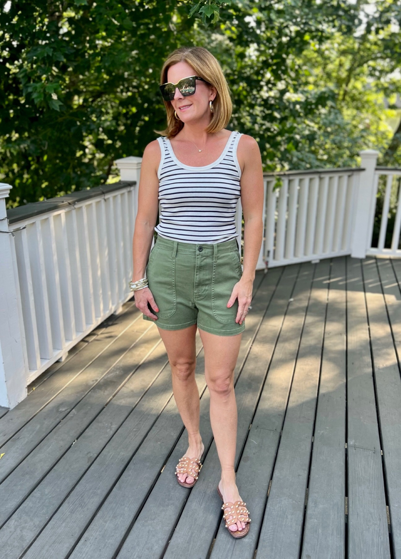 ☀️Simple Summer Style☀️
Striped Tank + Utility Shorts

#LTKstyletip #LTKtravel #LTKSeasonal