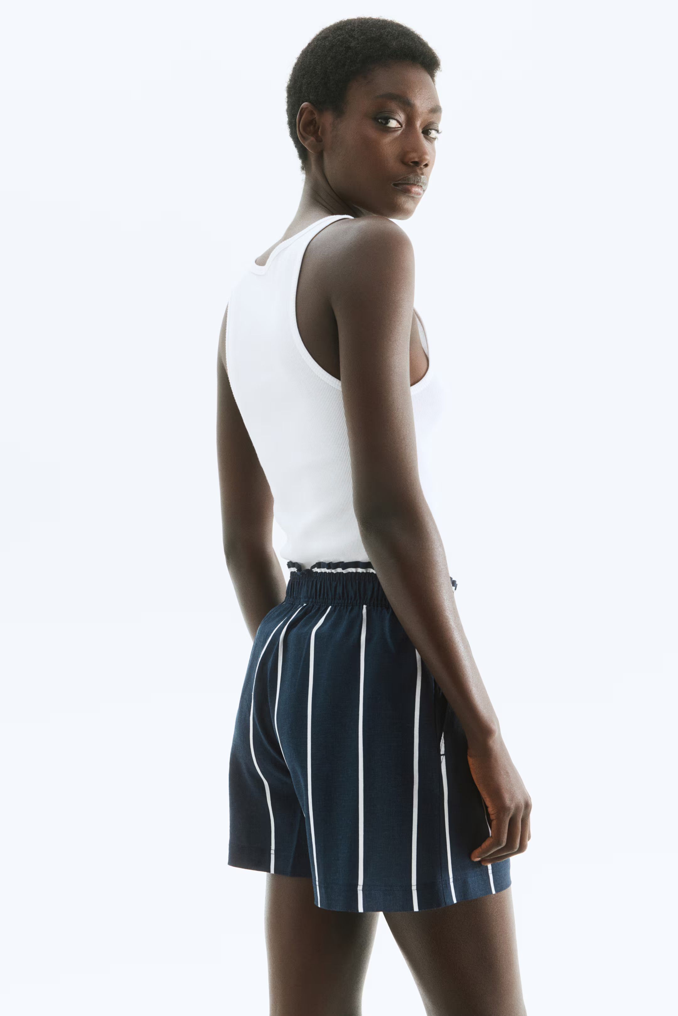Linen-Blend Shorts | H&M (US + CA)