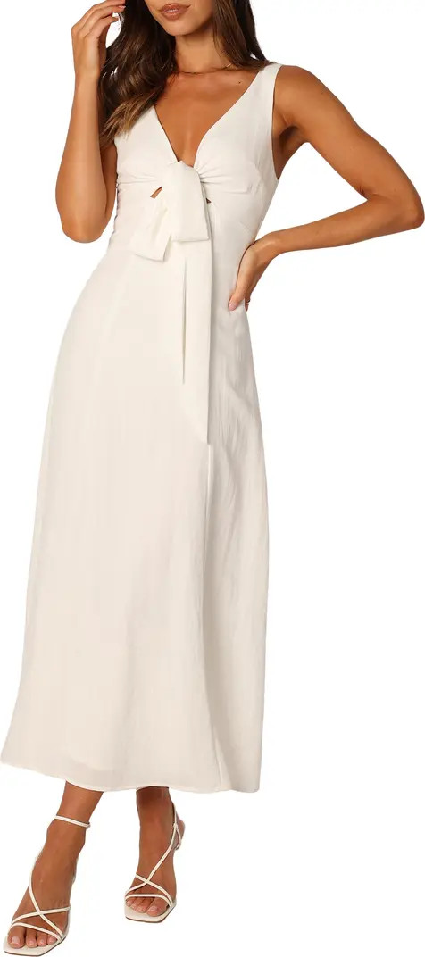 Archer Tie Front Sleeveless Dress | Nordstrom