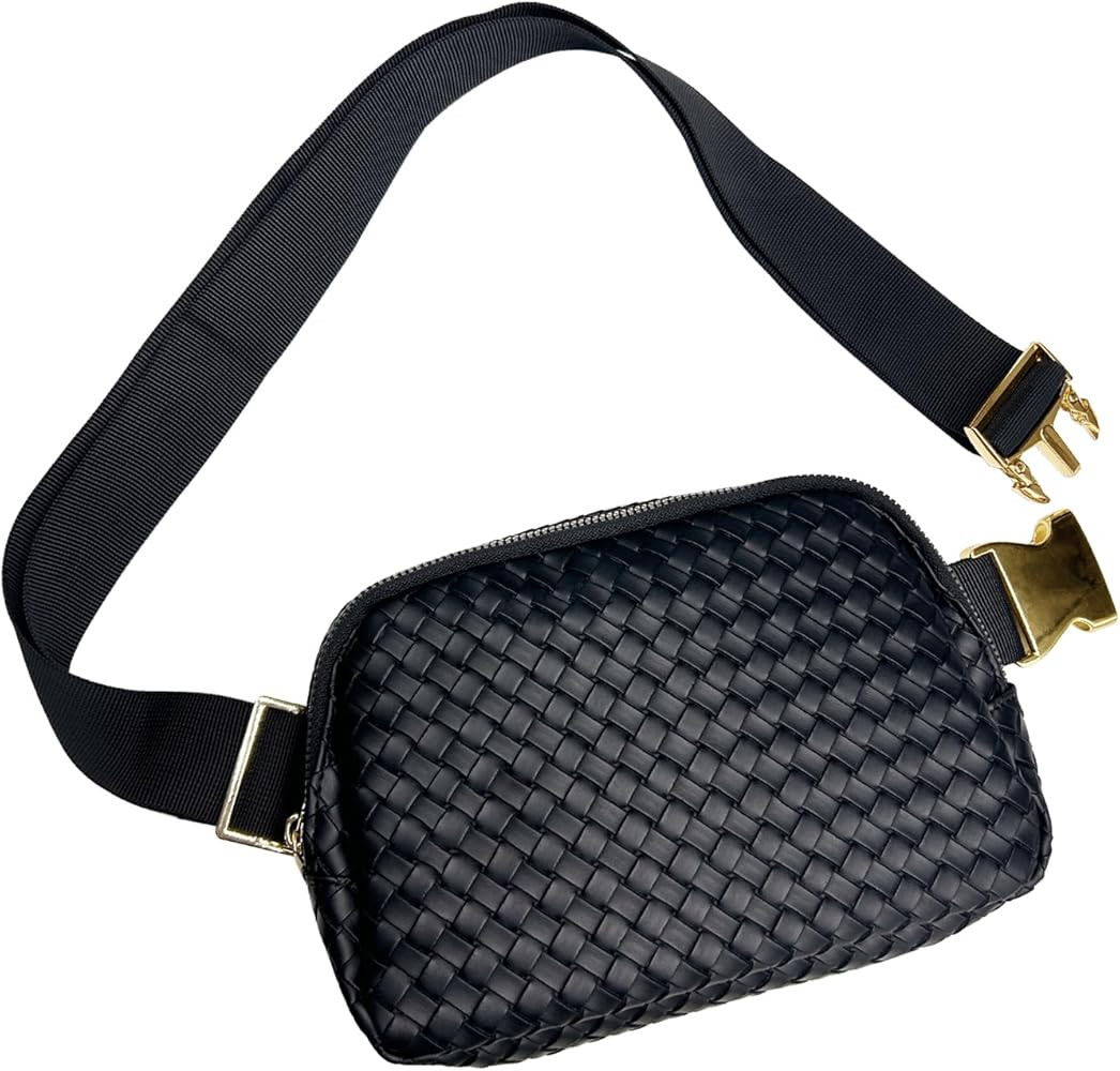 SEPETA Belt Bag Fanny Pack Crossbody Bags for Women Fashion Vegan Leather Lozenge Design Waist Pa... | Amazon (US)