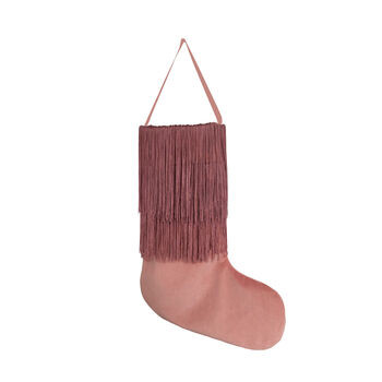 Velvet Tassel Christmas Stocking | Not On The High Street