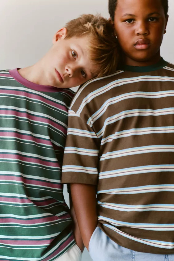 STRIPED PRINT T-SHIRT | Zara US