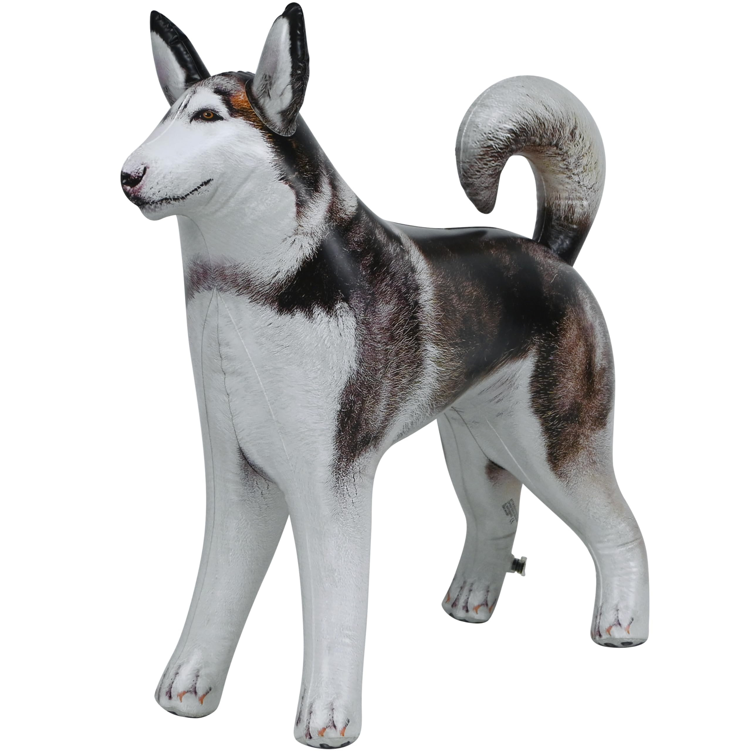 Jet Creations 30" Tall Inflatable Husky Dog Black White Lifelike Blow-Up Animal Figure, Puppy Pet... | Amazon (US)