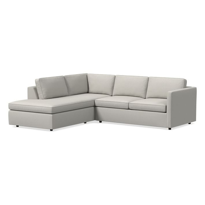 Harris 2-Piece Bumper Chaise Sectional (100"–114") | West Elm (US)