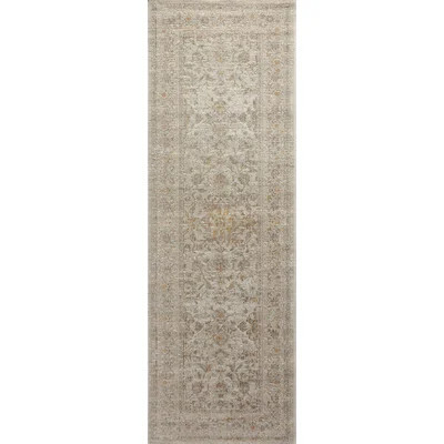 Chris Loves Julia x Loloi Rosemarie Floral Ivory/Natural/ Yellow Area Rug | Wayfair North America