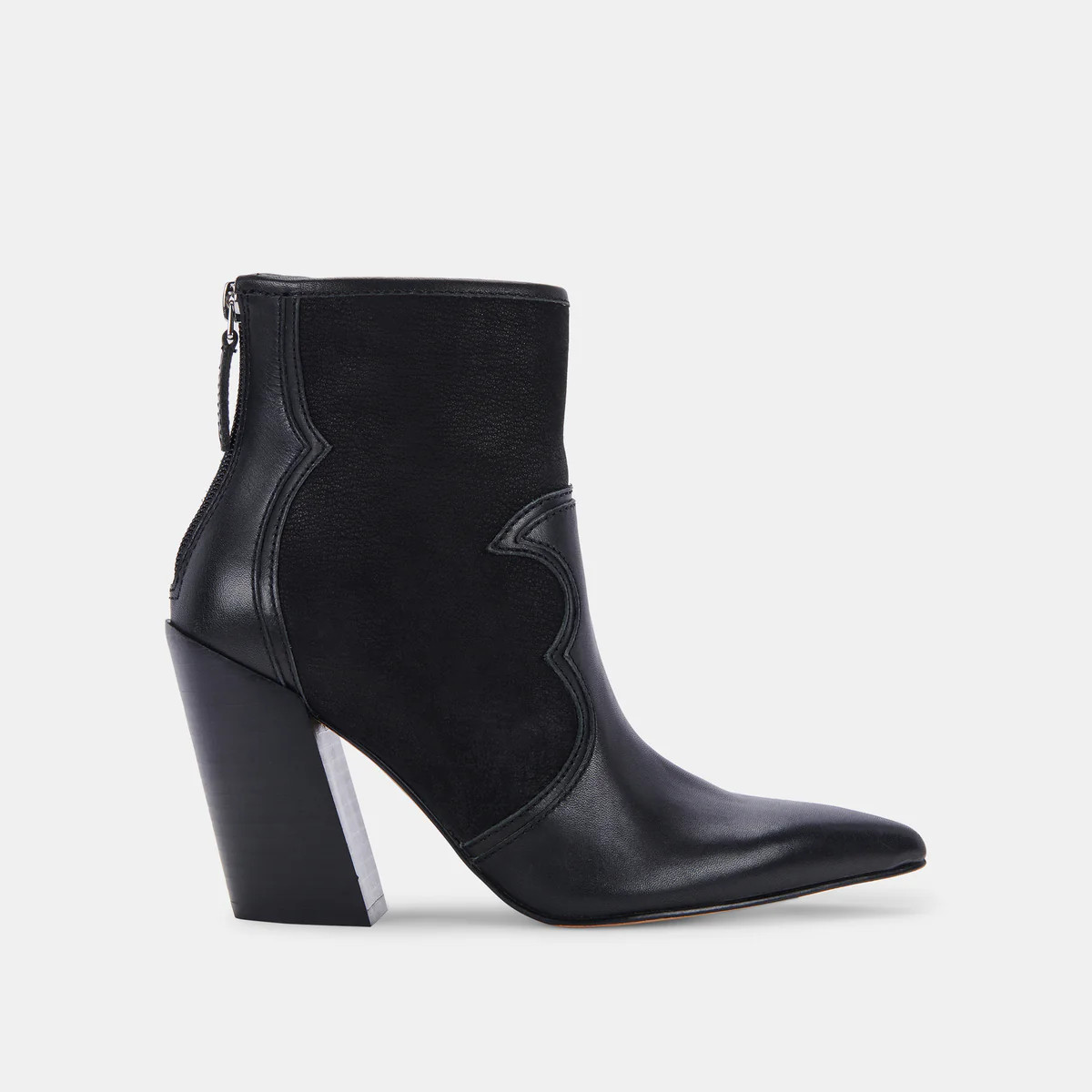 NORAYA BOOTIES BLACK LEATHER | DolceVita.com