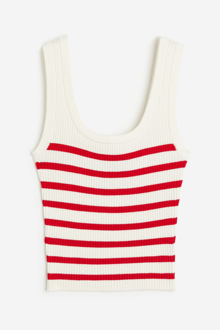 Rib-knit Tank Top | H&M (US + CA)