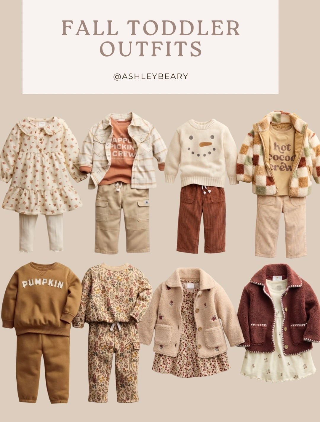 Fall toddler/baby outfits 

Thanksgiving outfit 
Fall fashion 
Pumpkin 

#LTKKids #LTKSeasonal #LTKBaby
