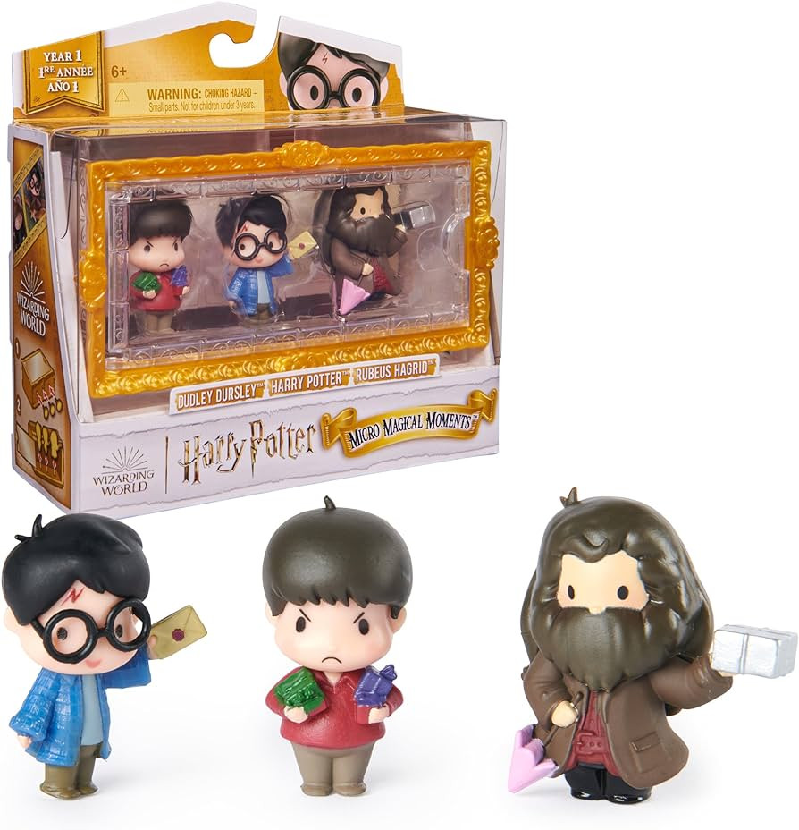Wizarding World Harry Potter, Micro Magical Moments Action Figures Set with Exclusive Harry, Hagr... | Amazon (US)