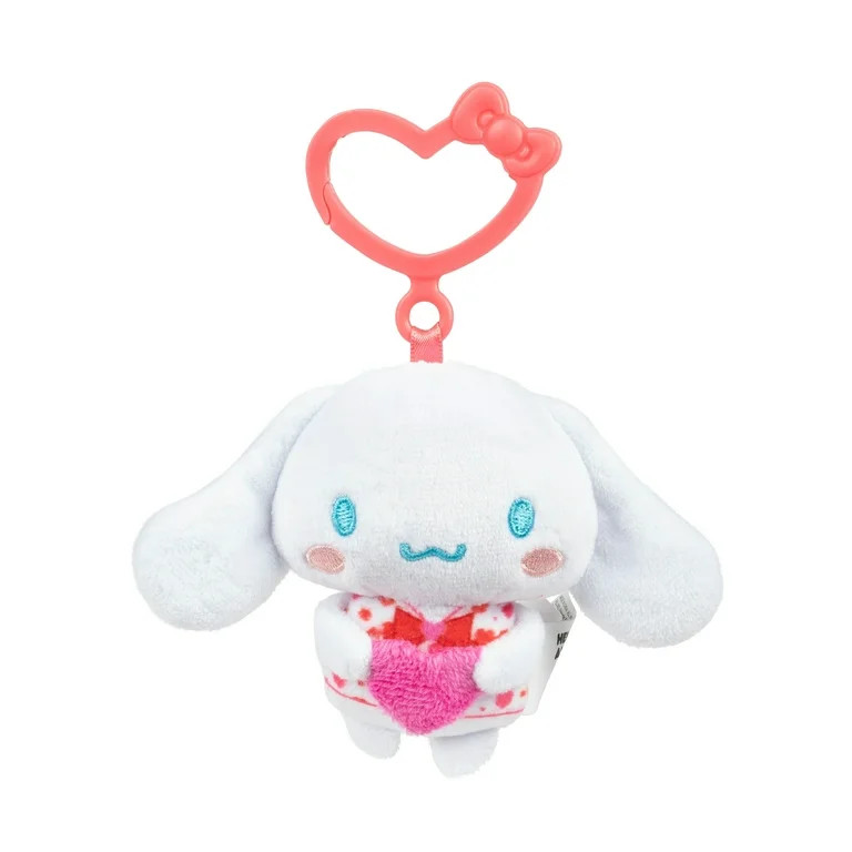 Hello Kitty and Friends, Cinnamoroll 3-Inch Clip-On Plush - Valentine Themed - Officially License... | Walmart (US)