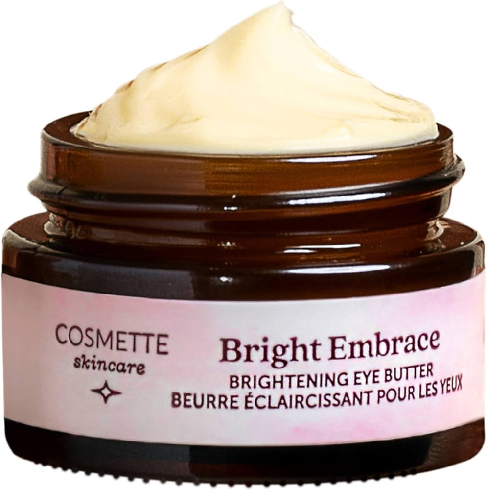 Cosmette Bright Embrace Brightening Eye Cream - Vegan Under Eye Butter for Dark Circles, Bags & W... | Amazon (US)
