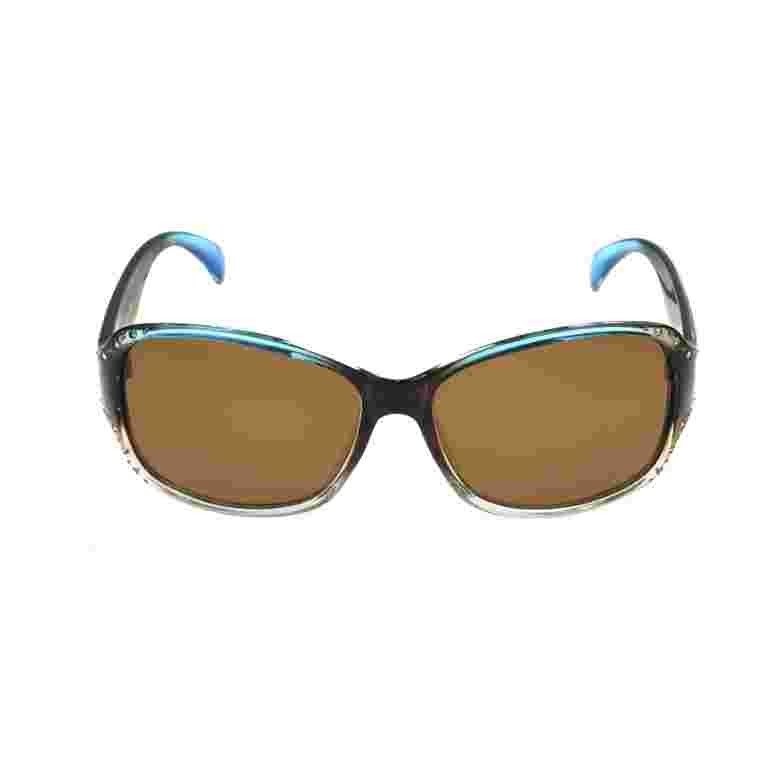 Foster Grant Women's Rectangle Fashion Sunglasses Turquoise Brown | Walmart (US)