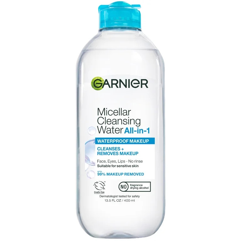 Garnier SkinActive Micellar Cleansing Water All in 1 Waterproof Makeup Remover, Face Cleanser, 13... | Walmart (US)